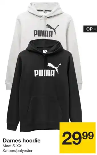 Zeeman Dames hoodie aanbieding