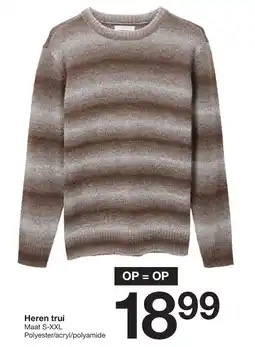 Zeeman Heren trui aanbieding