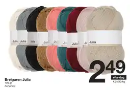 Zeeman Breigaren Julia aanbieding