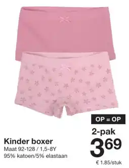Zeeman Kinder boxer aanbieding