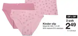 Zeeman Kinder slip aanbieding