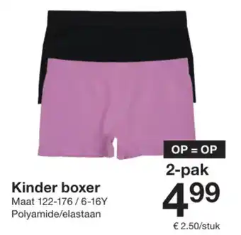 Zeeman Kinder boxer aanbieding