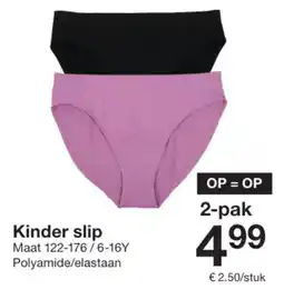 Zeeman Kinder slip aanbieding