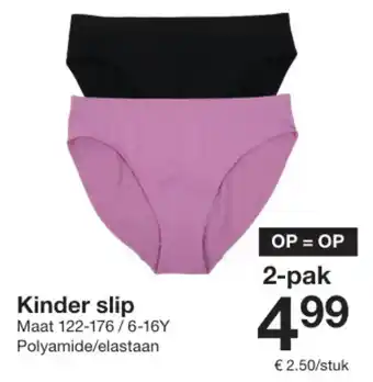 Zeeman Kinder slip aanbieding
