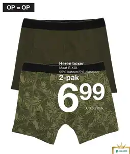 Zeeman Heren boxer aanbieding