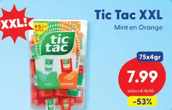 Die Grenze Tic Tac XXL aanbieding