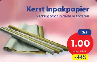 Die Grenze Kerst Inpakpapier aanbieding