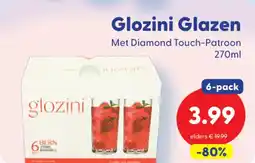 Die Grenze Glozini Glazen aanbieding