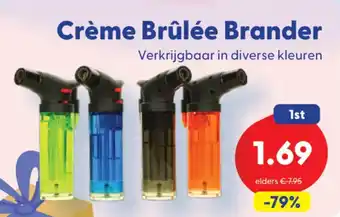 Die Grenze Crème Brûlée Brander aanbieding