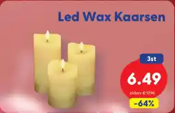Die Grenze Led Wax Kaarsen aanbieding