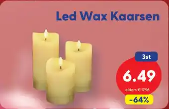 Die Grenze Led Wax Kaarsen aanbieding