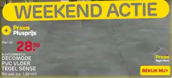 Praxis Decomode pvc vloer tegel sense aanbieding