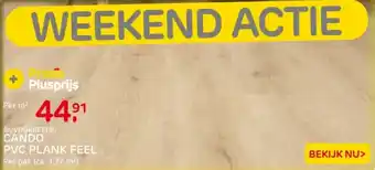Praxis Cando pvc plank feel aanbieding