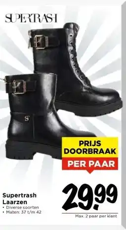 Vomar Voordeelmarkt Supertrash Laarzen aanbieding