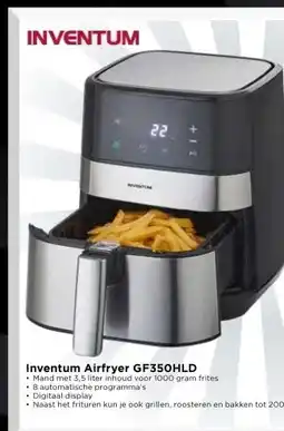 Vomar Voordeelmarkt Inventum Airfryer GF350HLD aanbieding
