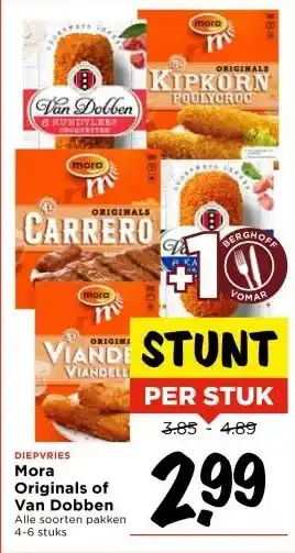 Vomar Voordeelmarkt Mora Originals of Van Dobben aanbieding