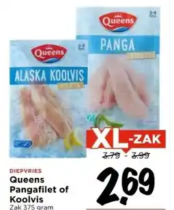 Vomar Voordeelmarkt Queens Pangafilet of Koolvis aanbieding