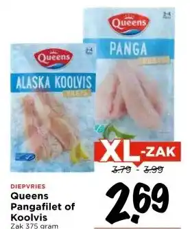 Vomar Voordeelmarkt Queens Pangafilet of Koolvis aanbieding