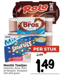 Vomar Voordeelmarkt Nestlé Toetjes aanbieding