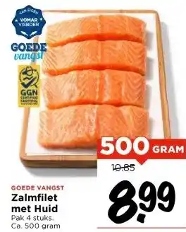 Vomar Voordeelmarkt Zalmfilet met Huid aanbieding
