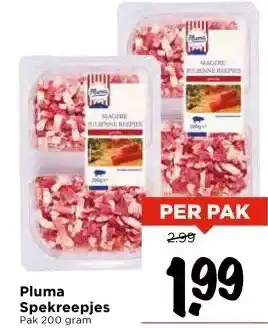 Vomar Voordeelmarkt Pluma Spekreepjes aanbieding