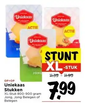 Vomar Voordeelmarkt Uniekaas Stukken aanbieding