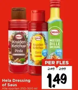 Vomar Voordeelmarkt Hela Dressing of Saus aanbieding