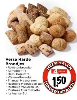 Vomar Voordeelmarkt Verse Harde Broodjes aanbieding