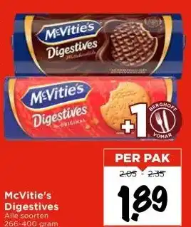 Vomar Voordeelmarkt McVitie's Digestives aanbieding