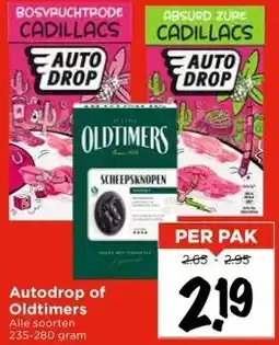 Vomar Voordeelmarkt Autodrop of Oldtimers aanbieding