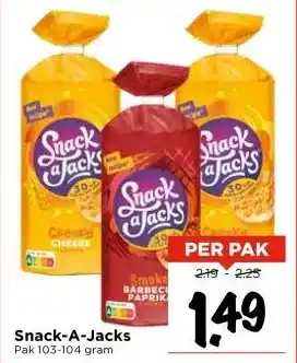 Vomar Voordeelmarkt Snack-A-Jacks aanbieding