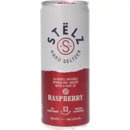 Dirk Stelz Hard seltzer raspberry aanbieding