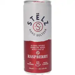 Dirk Stelz Hard seltzer raspberry aanbieding