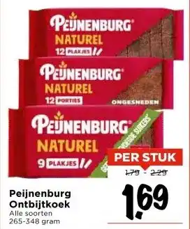 Vomar Voordeelmarkt Peijnenburg Ontbijtkoek aanbieding