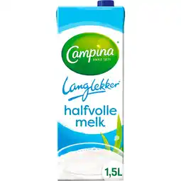 Dirk Campina Halfvolle melk lang lekker aanbieding