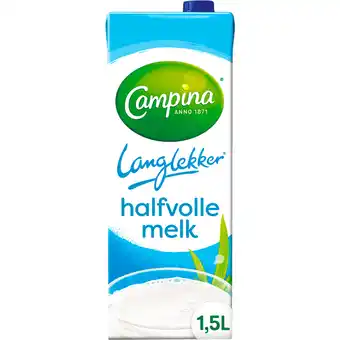 Dirk Campina Halfvolle melk lang lekker aanbieding