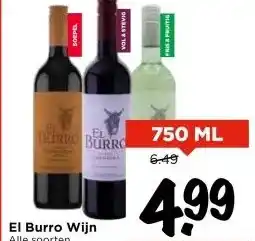 Vomar Voordeelmarkt El Burro Wijn aanbieding