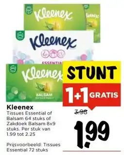 Vomar Voordeelmarkt Kleenex aanbieding