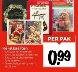 Vomar Voordeelmarkt Kerstkaarten aanbieding