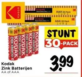 Vomar Voordeelmarkt Kodak Zink Batterijen aanbieding