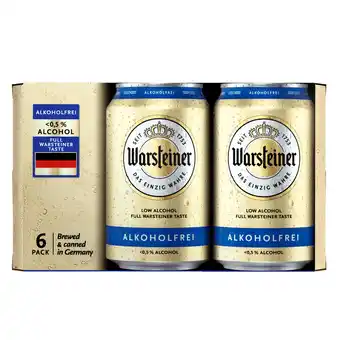Dirk Warsteiner Pilsener alcoholvrij 6x33 cl aanbieding