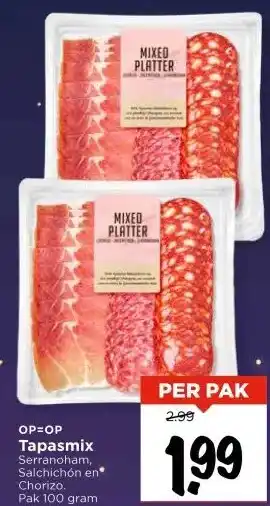 Vomar Voordeelmarkt Tapasmix aanbieding