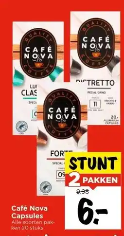 Vomar Voordeelmarkt Café Nova Capsules aanbieding