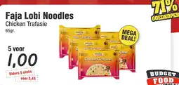 Budget Food Faja Lobi Noodles aanbieding