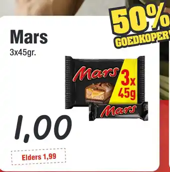 Budget Food Mars aanbieding