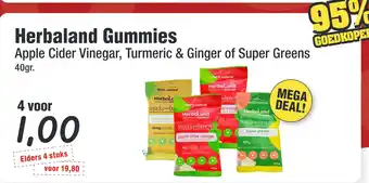 Budget Food Herbaland Gummies aanbieding