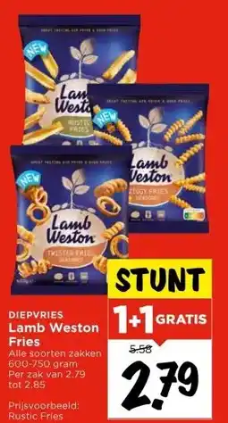 Vomar Voordeelmarkt Lamb Weston Fries aanbieding