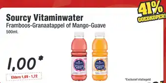 Budget Food Sourcy Vitaminwater aanbieding