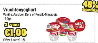 Budget Food Vruchtenyoghurt aanbieding