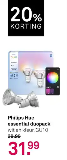 Karwei Philips Hue essential duopack aanbieding